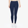 thumbnail image 2 of Jxximdong Leggings for Women Women Low Waisted Opaque Soft Yoga Waisted Slim Pants Solid Length Pants Blue XXL Yoga Pants, 2 of 5