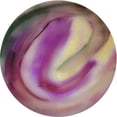 thumbnail image 1 of Ahgly Company Indoor Round Patterned Dark Raspberry Purple Novelty Area Rugs, 4' Round, 1 of 6