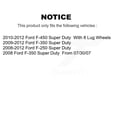 thumbnail image 2 of SIM Rear Semi-Metallic Disc Brake Pads SIM-1334 for Car Ford F-350 Super Duty F-250 F-450, 2 of 8