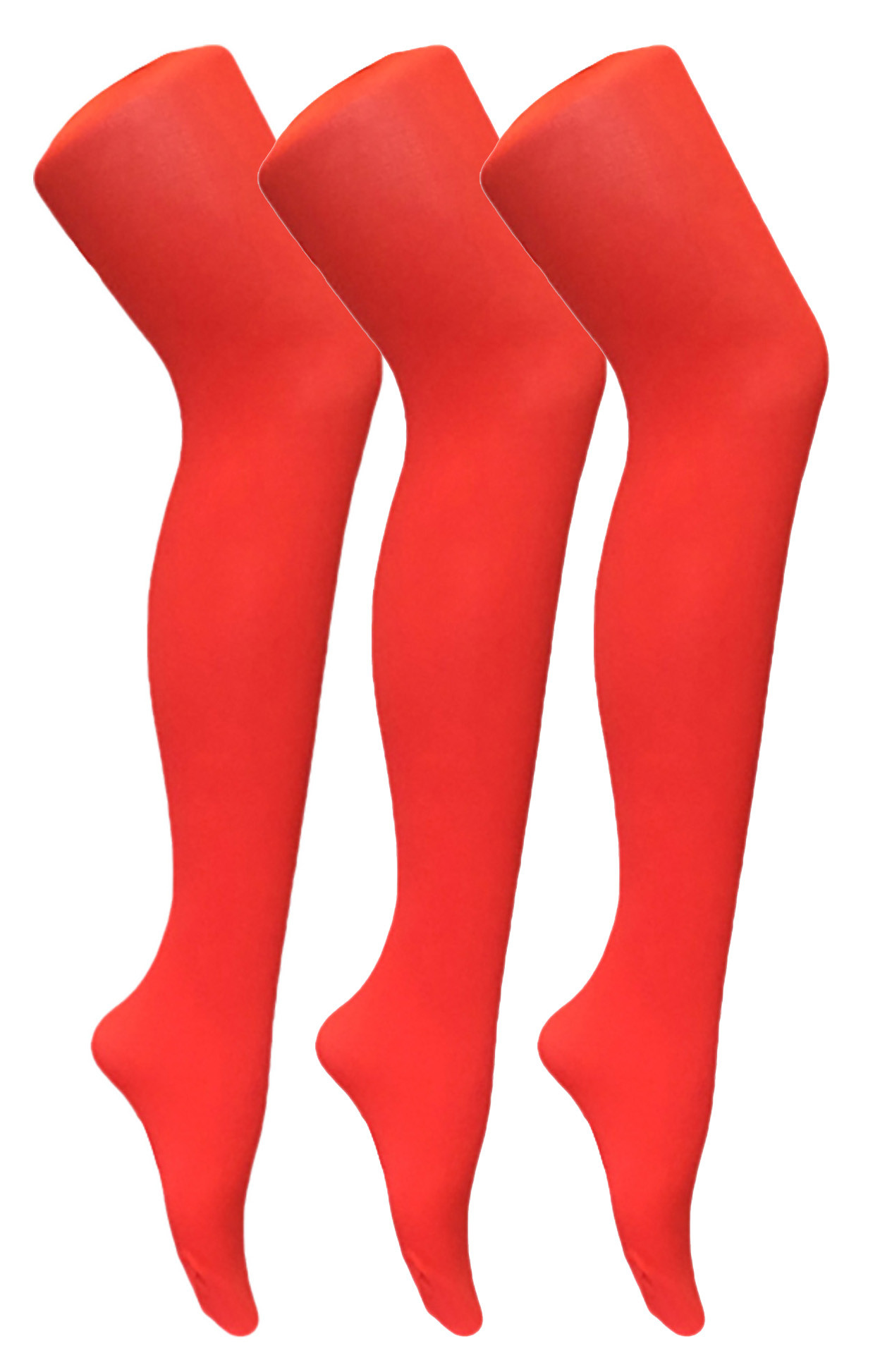 3 Pair Multipack Womens Coloured Opaque 80 Denier Tights Sock Snob