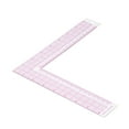 thumbnail image 3 of Herwey Plastic L-Square Shape Ruler French Curve Sewing Measure Professional Tailor Craft Tool, Curve Ruler, Sewing Ruler, 3 of 8