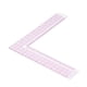 thumbnail image 2 of Regla de plástico en forma de L cuadrada, medición de costura Medida de costura de curva de 90 grados Herramienta de artesanía profesional regla (5808) Khall GY01649-02, 2 of 6