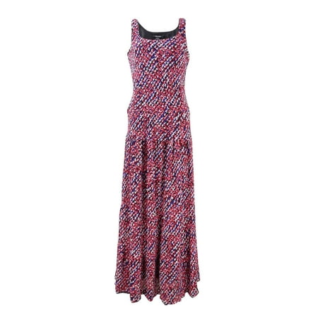 Nine West Women's Sleeveless Scoop Neck Maxi Dress