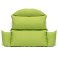 thumbnail image 3 of LeisureMod 2-Person Egg-Swing Chair Cushion in Oxford Fabric with Cotton Filling Quick-Drying Removable Cover for Modern Home, Patio, Garden in Light Green, 3 of 5