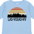 thumbnail image 4 of Inktastic Las Vegas Nevada Skyline Retro Boys or Girls Long Sleeve Toddler T-Shirt, 4 of 5