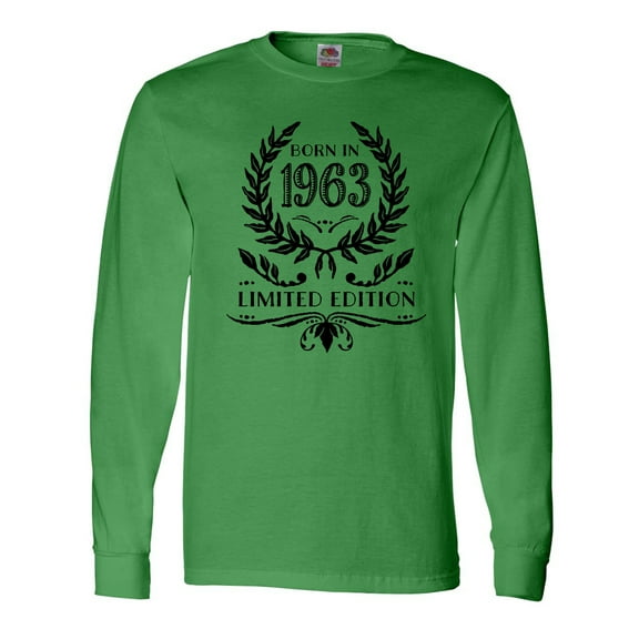 Inktastic Born in 1963 Limited Edition Long Sleeve T-Shirt