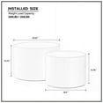thumbnail image 6 of Kevinplus Nesting Table Set of 2, Round Coffee Table for Living Room, Apartment, Blue, 6 of 10