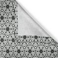 thumbnail image 4 of Ambesonne Grey and White Window Valance, Boho Floral Art, 54" X 18", Charcoal Grey and White, 4 of 5