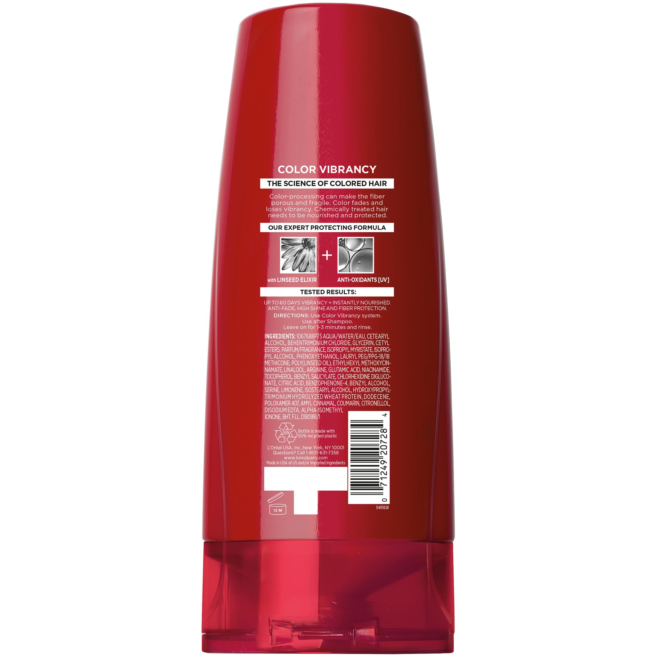 L'Oreal Elvive Color Vibrancy Protecting Conditioner with Linseed Elixir, 12.6 fl oz - image 3 of 7