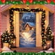 thumbnail image 1 of 35.4 X 70.8 In Christmas Gingerbread House Door Cover Christmas Door Curtain Christmas Day Door And Wall Decoration Festival Party Decoration, 1 of 6