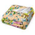 thumbnail image 3 of The Smurfs Super Soft Fluffy Snugly Solid Flannel Fleece Throws for Sofa Bed Blankets -W236-week, 3 of 4