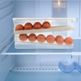 thumbnail image 4 of Egg Preservation Box Fridge Refrigerators Egg Crates Plastic Egg Racks Rolling Type Egg Dispenser, 4 of 6