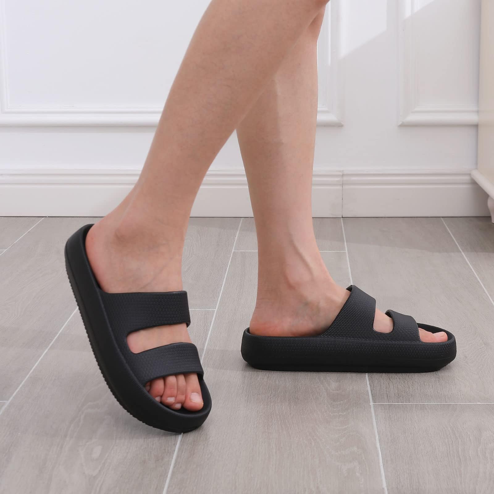 Litfun Women's Cloud Slide Sandals With Arch Support photo 2