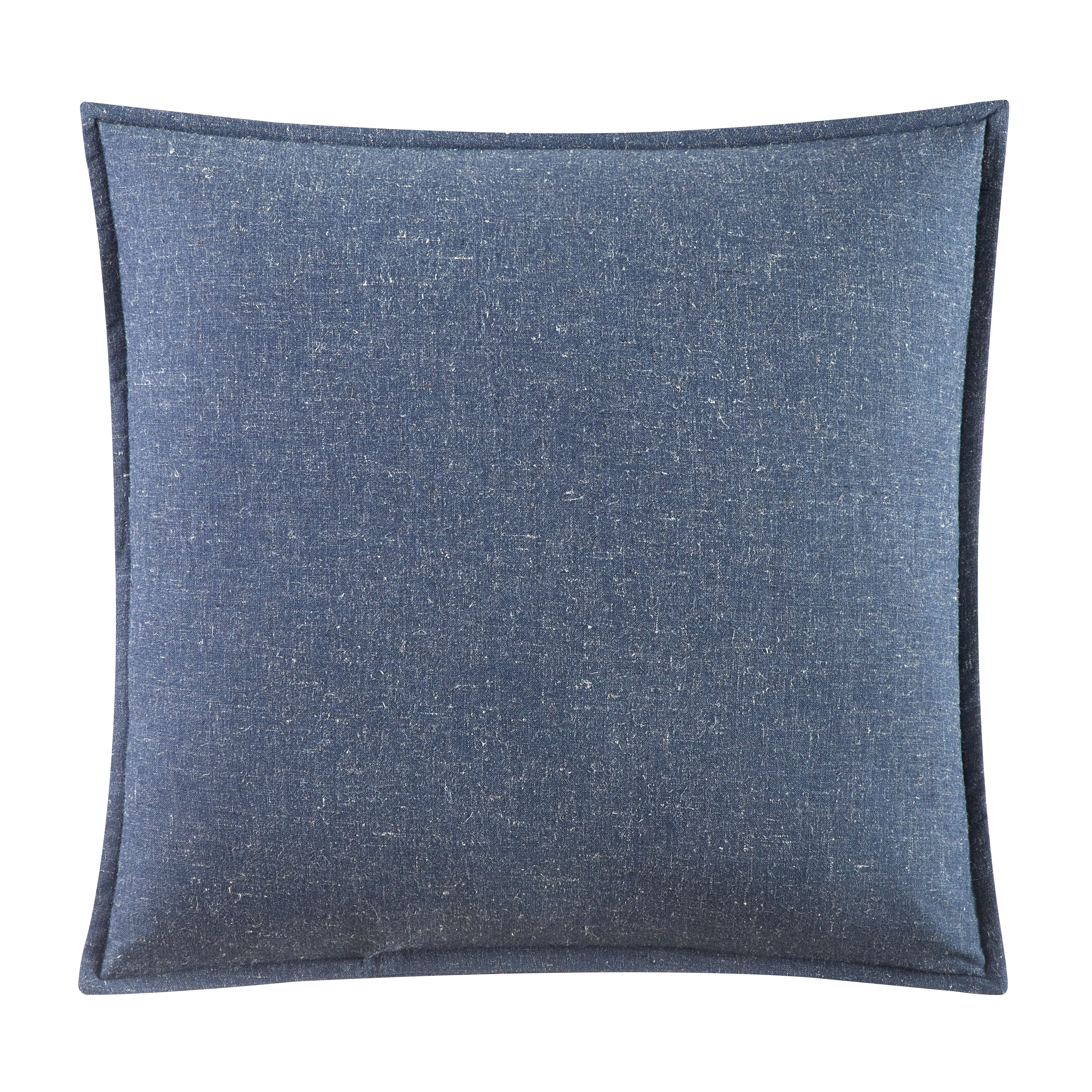 Better Homes & Gardens 2-Pack Linen Pillows, 20"x20" Indigo