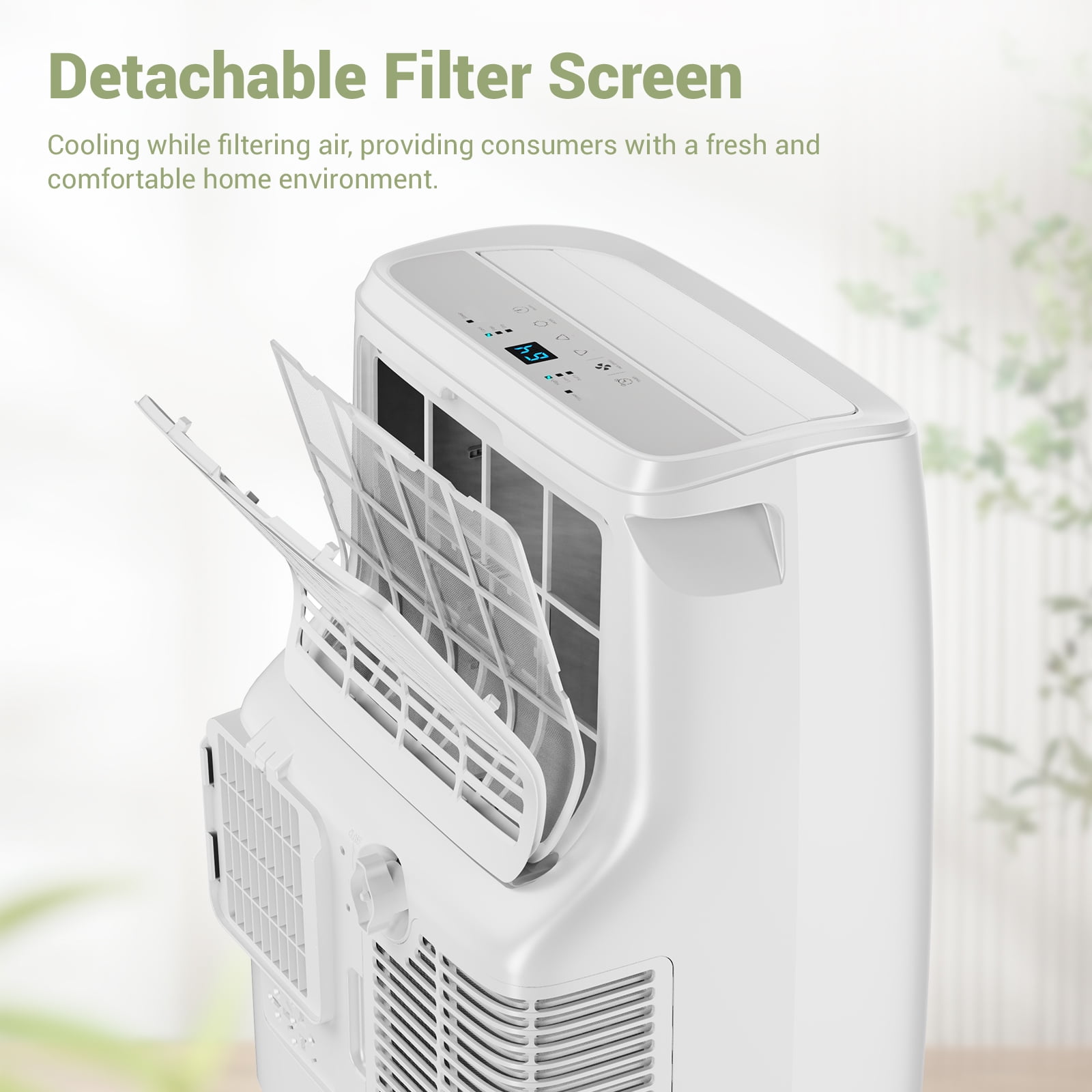 DuraComfort Portable Air Conditioner 10000BTU with Dehumidifier,  Fan, Cool, for room ups to 300Sq.Ft, 6300BTU SACC