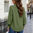 thumbnail image 3 of LEKWK Business Casual Tops for Women Long Sleeve Button Down Shirts Elegant Collared Blouses Fall Professional Office Work Dress Tops, 3 of 8