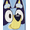 Bluey Blue, variant on Character Toddler Long Sleeve One Piece Sleepwear, Sizes 2T-5T