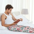 thumbnail image 5 of Naloa Flower Leaves Pajama Pants Men, PJ Bottoms, Sleep & Lounge Pants-X-Large, 5 of 6