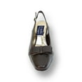 thumbnail image 2 of Adalyn Women Wide Width Leather Slingback Pump BROWN 9.5, 2 of 6