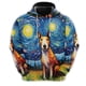 thumbnail image 4 of Sudadera con capucha con estampado 3D de perro y arte de grafiti para hombre, ropa divertida, sudaderas con capucha de husky, labrador y corgi, diseño lindo, sudadera con capucha unisex Y2k, 4 of 5
