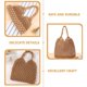 thumbnail image 2 of Women Beach Tote Bag Summer Crochet Beach Bag Large Shoulder Bag Travel Handbag, 2 of 4