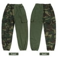 thumbnail image 4 of Rolanko Girls Cargo Pants for Kids Loose Streetwear Hip Hop Dance, 4 of 6