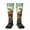 2 Black-2, variant on Floral Rhino With Birds Knee Socks, High Socks Long Stretchy Sock Women Knee High Stocking, Long Socks for Women