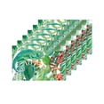 thumbnail image 4 of MKHERT Watercolor Chameleon and Cactus Flowers Placemats Table Mats for Dining Room Kitchen Table Decoration 12x18 inch,Set of 6, 4 of 4