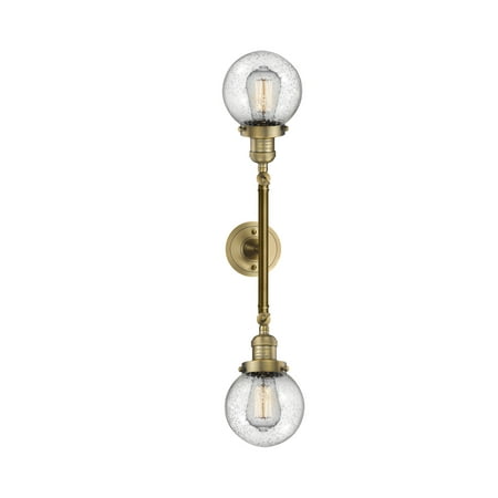

Innovations Lighting 208L-6 Beacon Beacon 2 Light 23 Wide Bathroom Vanity Light - Brass