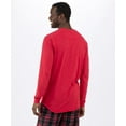 thumbnail image 2 of Boxercraft BM3101 Men's Henley Ls Tee-True Red-XS, 2 of 4