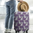thumbnail image 2 of Purple French Bulldog Luggage Cover Fashion Suitcase Cover Baggage Covers Fit 25-28 Inch Luggage (Go Travel), 2 of 5