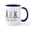 White/Navy Inside, variant on CafePress - Hoppy Easter Mugs - 11 oz Ceramic Mug - Novelty Coffee Tea Cup