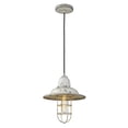 thumbnail image 2 of Acclaim Lighting IN31515AI 14.25 in. Iris 1-Light Aged Ivory Pendant, 2 of 2