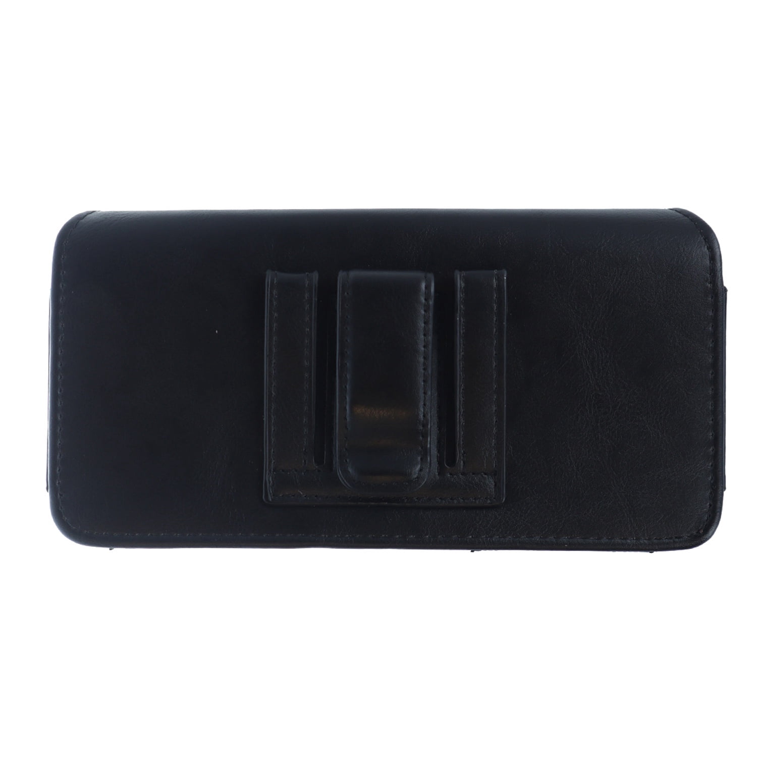 EVO 6.9" Horizontal Texture Durable Leather Pouch - Black