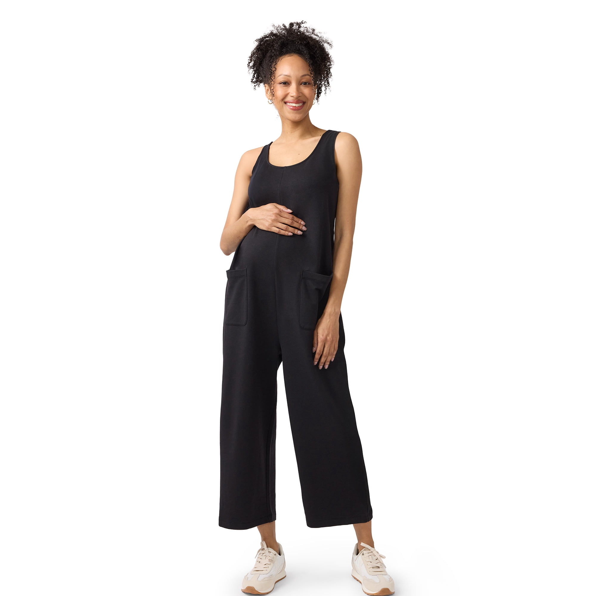Ingrid & Isabel For Every Belly Women’s Maternity Pocket Knit Jumpsuit, Sizes S-XXL
