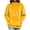 Yellow, variant on Jewelreauty Flannel Hoodies for Women with Pet Pouch Soft Warm Oversized Drawstring Plain Pullover Sweaters (S, Light Blue)