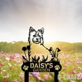 thumbnail image 2 of C-CRAFT Custom Cairn Terrier Dog Metal Yard Sign Weather Resistant for Garden Decor, 2 of 4