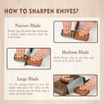 thumbnail image 4 of Rolling Knife Sharpener Kit, Rolling Knife Sharpener Tool, Kitchen Knives Knives Sharpener Kit Offers 15 & 20 Degree Magnetic Knife Sharpening Roller.（Wood grain set 8.5 * 5.5 base 10.6 * 6 *. 25cm ）, 4 of 5