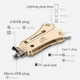 thumbnail image 4 of SD Card Reader for iPhone / ipad / Android / Mac / Computer / Camera,4 in1 Micro SD Card Reader Trail Camera Viewer, Portable Memory Card Reader SD Card Adapter Compatible with SD and TF Cards, 4 of 9
