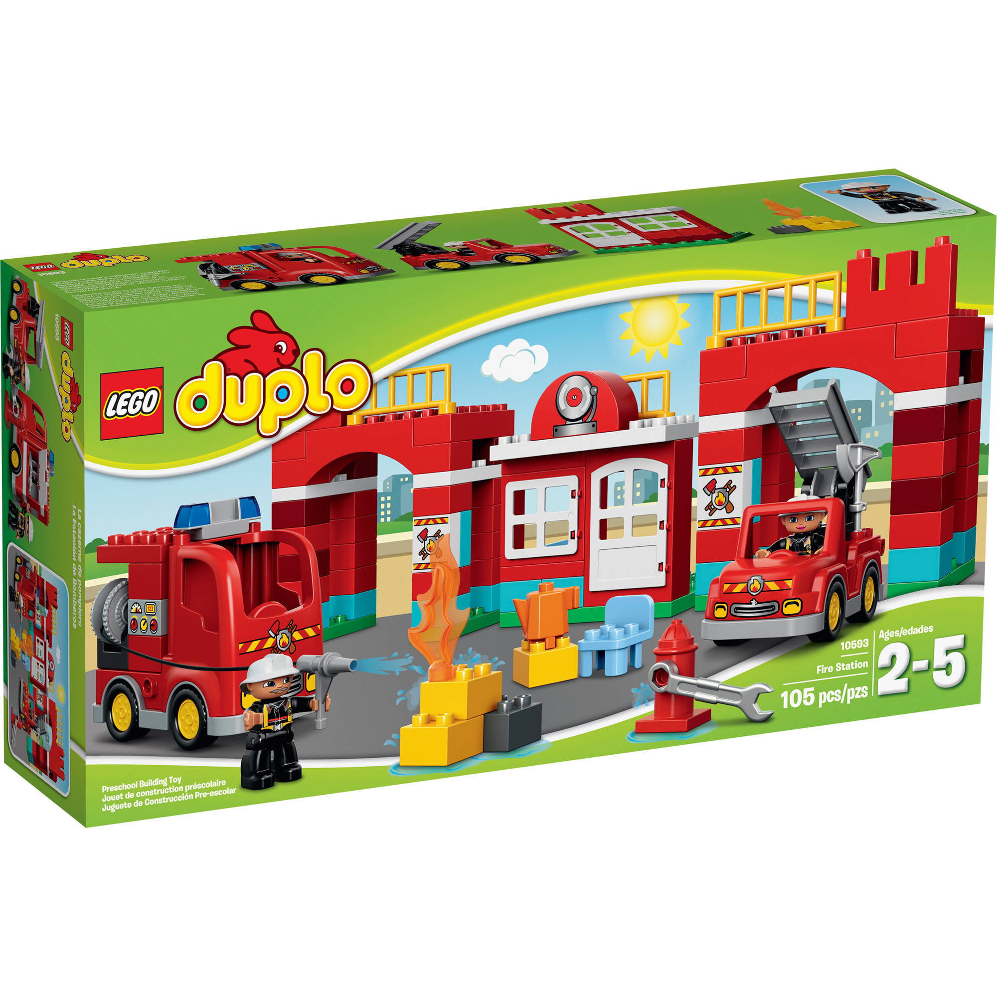 guitar Approval leather LEGO DUPLO Town Fire Station, 10593 - Walmart.com