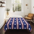 thumbnail image 4 of 4th of July Tapestry for Bedroom Wall Hanging Tapestry,Independence Day Blue White Red Stripes Country Star Ceiling Backdrop Tapestries Poster Blanket Wall Decor for Teens Room Living Room 39" x 59", 4 of 8
