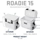 thumbnail image 2 of Conservadora rígida YETI Roadie 15 con correa para el hombro, lila, 2 of 9