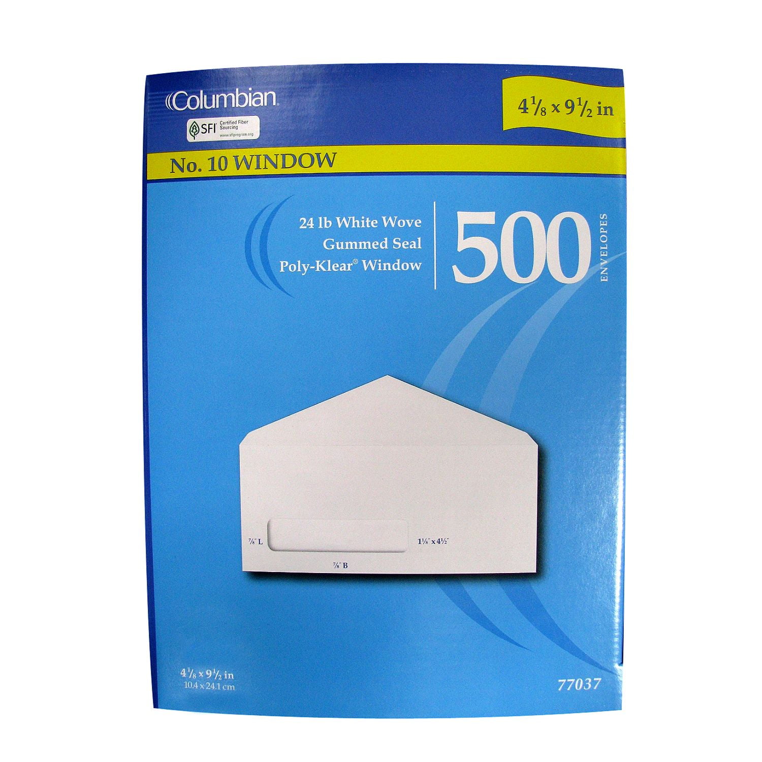Columbian No. 10 Window Envelopes 500 ct.
