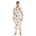 thumbnail image 6 of joogoo Vintage Santa Claus Unisex Adults Onesies Pajamas Jumpsuits L, 6 of 7