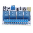 thumbnail image 1 of Bluetooth Relay Control Module,4 Channel Bluetooth Relay GRF Remote Control Relay Panel RF Remote Control Relay Panel Striking Appearance, 1 of 8