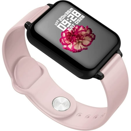 Femme Homme Smartwatch Bluetooth pour Android iOS Podometre Montre Sport  Cardiofrequencemetre Trackers d'activité Montre Intelligente Etanche IP68  Musique Contrôle