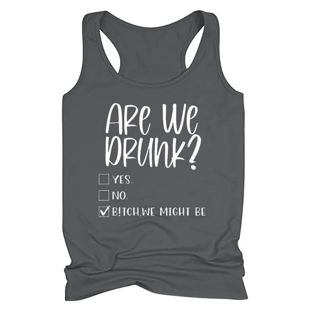 Pompotops Débardeurs de Boisson pour Femmes Adultes Filles Été Plage Graphique Amusant Débardeurs Racerback avec Slogans Blouse