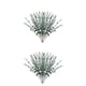 thumbnail image 3 of Toystoory 12 piezas de ramo de plantas simuladas de bajo precio con alta rentabilidad, gran cantidad de plantas artificiales, decoración de Escarcha verde oscuro 2Conjunto, 3 of 6