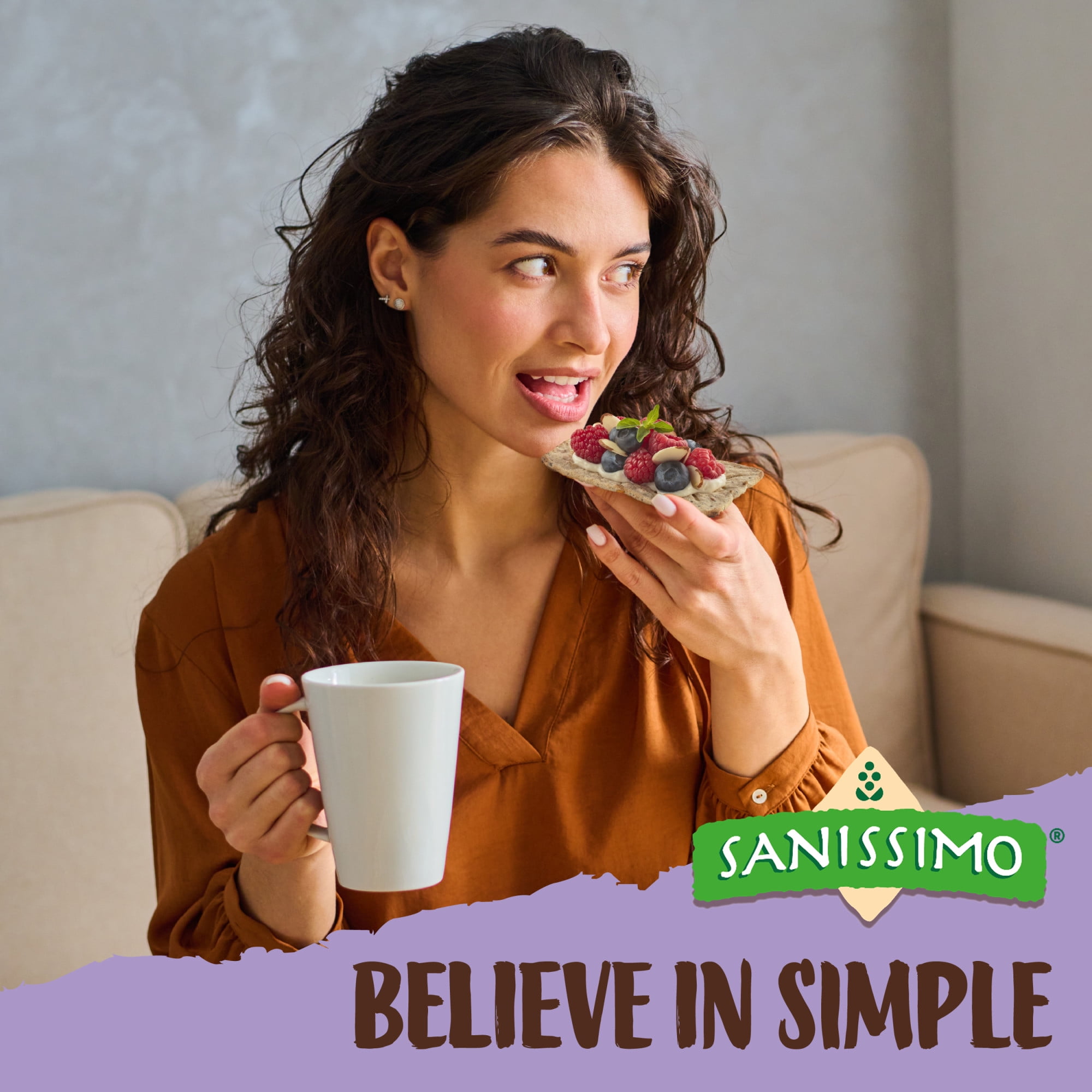 (4 pack) Sanissimo Salmas 7 pc / 0.63 oz Box, Chia & Flaxseed Crackers