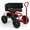 Red, variant on Costway Rolling Garden Cart Height Adjustable Scooter with Swivel Seat & Tool Storage Red